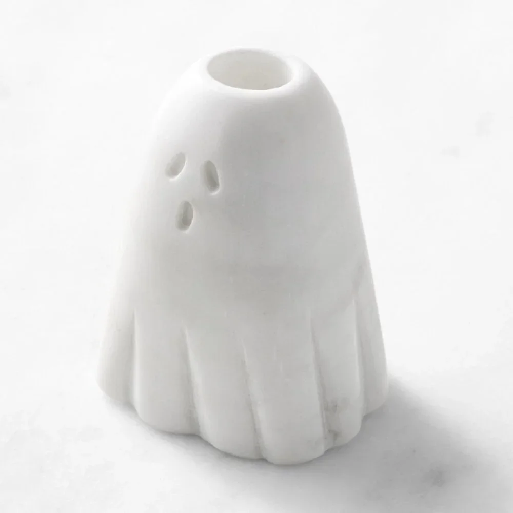 Williams Sonoma Be Home Figural Ghost Taper Holders Set of 2